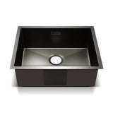 Cefito 600mm x 450mm Stainless Steel Sink Black