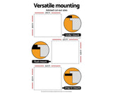 Cefito 440mm x 450mm Stainless Steel Kitchen Laundry Sink Single Bowl Nano Silver