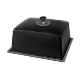 Cefito 610mm x 470mm Granite Stone Sink Black