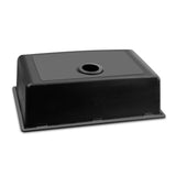 Cefito 790mm x 450mm Granite Stone Sink Black