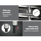 Cefito 304 Stainless Steel Kitchen Benches Work Bench Food Prep Table with Castor Wheels 1829mm x 610mm