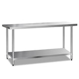 Cefito 610mm x 1829mm Commercial Stainless Steel Kitchen Bench