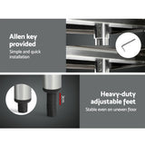 Cefito 430 Stainless Steel Kitchen Benches Work Bench Food Prep Table with Castor Wheels 1219mm x 610mm