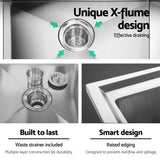 Cefito 100cm x 60cm Commercial Stainless Steel Sink Kitchen Bench