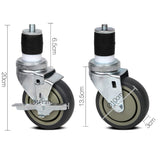 Cefito Set of 4 Swivel Castor Wheels