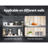Cefito Stainless Steel Wall Shelf Kitchen Shelves Rack Mounted Display Shelving 900mm