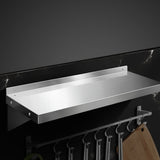 Cefito Stainless Steel Wall Shelf Kitchen Shelves Rack Mounted Display Shelving 900mm