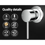 Cefito Bathroom Mixer Shower Wall Tap Faucet Basin Sink Bathtub Brass Chrome - Cefito