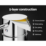 Cefito Bathroom Mixer Shower Wall Tap Faucet Basin Sink Bathtub Brass Chrome - Cefito