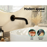 Cefito Bathroom Spout Wall Mounted Faucet Basin Sink Laundry Bathtub Black - Cefito