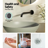 Cefito Bathroom Spout Wall Mounted Faucet Basin Sink Laundry Bathtub Black - Cefito