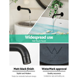 Cefito Bathroom Spout Wall Mounted Faucet Basin Sink Laundry Bathtub Black - Cefito