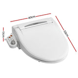 Cefito Electric Bidet Toilet Seat Cover LED Night Light Heated Seat with Remote - Cefito