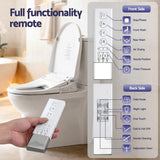 Cefito Smart Electric Bidet Toilet Seat Wireless Remote Heated Dryer Auto Wash - Cefito