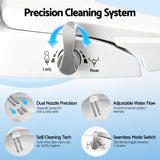 Cefito Non Electric Bidet Toilet Seat O-Shape Dual Nozzle Soft Close WaterMark DIY - Cefito