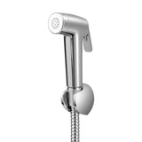 Cefito Handheld Bidet Sprayer for Toilet 1.5m Stainless Steel Hose Jet Spray for Feminine Wash Cloth Diaper Pet Bath Adjustable Pressure Bidet Attachment with G1/2 Valve Silver