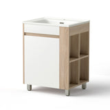 Cefito Vanity Unit 835mm Basin Bathroom Cabinet Side Storage Free Standing Sink - Cefito