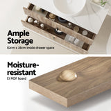 Cefito Vanity Unit 900mm Bathroom Cabinet Storage Wall Hung Timber Front Pine - Cefito