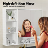Cefito Bathroom Mirror Cabinet 100CM Vanity Medicine Wall Mounted Storage White - Cefito