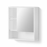 Cefito Bathroom Mirror Cabinet Mirrored Medicine Adjustable Shelf Wall Mounted 560mm White - Cefito
