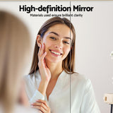 Cefito Bathroom Mirror Cabinet Medicine Adjustable Shelves Wall Hung 900x750mm White - Cefito