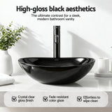 Cefito Bathroom Basin Ceramic Vanity Sink Hand Wash Bowl 41x34cm - Cefito