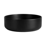 Cefito Bathroom Basin Ceramic Vanity Sink Vessel Bowl Wash Matte Black Round Countertop - Cefito