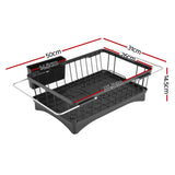 Cefito Dish Drying Rack for Kitchen Storage Organisation Kitchen Sink Organiser Dish Drainer - Cefito