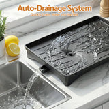 Cefito Dish Drying Rack for Kitchen Storage Organisation Kitchen Sink Organiser Dish Drainer - Cefito