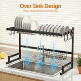 Cefito 65cm Dish Drying Rack for Kitchen Storage Organisation Kitchen Sink Organiser Dish Drainer