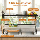 Cefito Dish Drying Rack for Kitchen Storage Organisation Kitchen Sink Organiser - Cefito