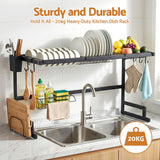Cefito Dish Drying Rack for Kitchen Storage Organisation Kitchen Sink Organiser - Cefito