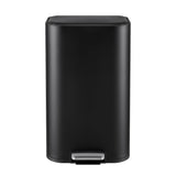 Cefito 30L Pedal Rubbish Bin Kitchen Trash Garbage Waste Can Soft Close Black - Cefito