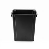 Cefito 35L Rubbish Bin Waste Dustbin Open Top Trash Can Kitchen Office Dark Grey - Cefito