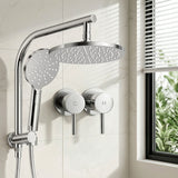 Cefito 9 Rain Shower Head Set Handheld Round High Pressure Twins Tap?hrome - Cefito