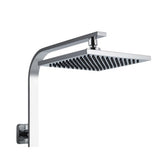 Cefito 8 Rain Shower Head Wall Arm Square High Pressure Chrome