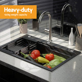 Cefito Kitchen Sink Basin Stainless Steel Under/Top/Flush Mount Bowl 750X450MM - Cefito