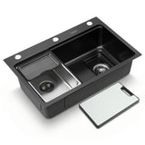 Cefito 68 x 45 x 21.5cm Kitchen Sink 304 Stainless Steel Bar Sink Millet Grain Water Basin Sink - Cefito
