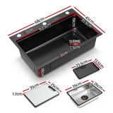 Cefito 68 x 45 x 21.5cm Kitchen Sink 304 Stainless Steel Bar Sink Millet Grain Water Basin Sink - Cefito