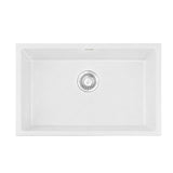 Cefito Kitchen Sink 70x45cm Granite Stone Sink Single Bowl White - Cefito