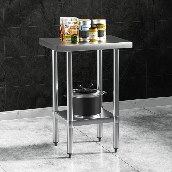 Cefito Stainless Steel Kitchen Benches Work Bench 610x457mm 431