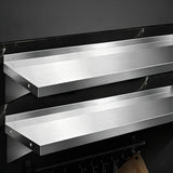 Cefito 2PCS 1200mm Stainless Steel Kitchen Wall Shelf Mounted Rack - Cefito