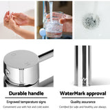 Cefito Basin Mixer Tap Faucet Silver - Cefito