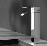 Cefito Bathroom Basin Mixer Tap Thin Tall Faucet Vanity Laundry Black - Cefito
