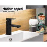 Cefito Basin Mixer Tap Faucet Bathroom Vanity Counter Top WELS Standard Brass Black - Cefito