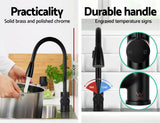 Cefito Pull-out Mixer Faucet Tap - Black - Cefito