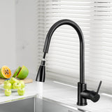 Cefito Pull-out Mixer Faucet Tap - Black - Cefito