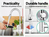 Cefito Pull-out Mixer Faucet Tap - Silver - Cefito