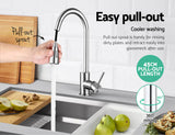 Cefito Pull-out Mixer Faucet Tap - Silver - Cefito