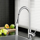 Cefito Pull-out Mixer Faucet Tap - Silver - Cefito